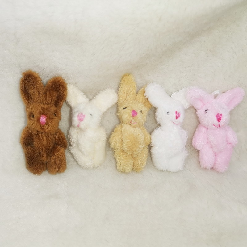 4.5cm long plush rabbit bunny