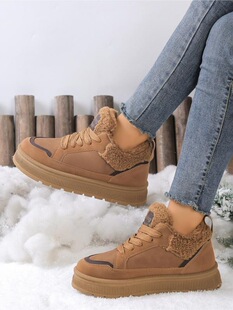 D 91579 Warm Thick Retro Snow Boots ��a��ůѩ��ѥ ���l