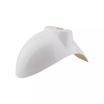 Light Turtle King Electric Bike Aima Electric vehicle fender - little-turtle-king-thickened-front-mud-plate-pure-white-set