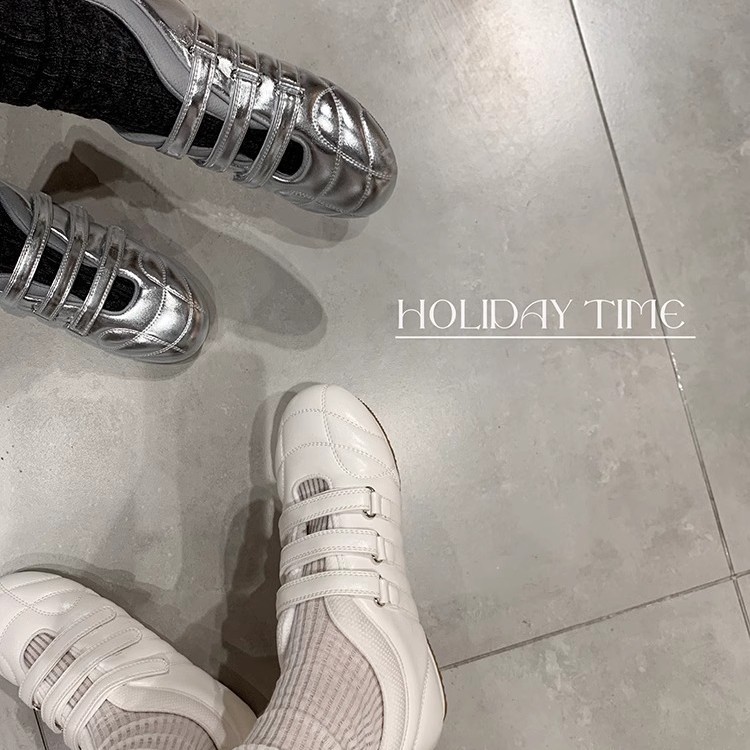 [Sheii Su Yinyin] Moda y esencia ~ Tres funciones casuales de velcro Mary Jane zapatos individuales zapatos de bolos para mujer