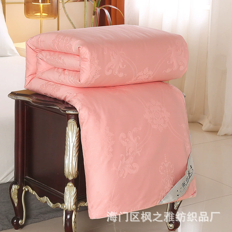 [纯棉80支被壳批发全棉内衬贡缎提花蚕丝被专用内胆套南通厂家直销]