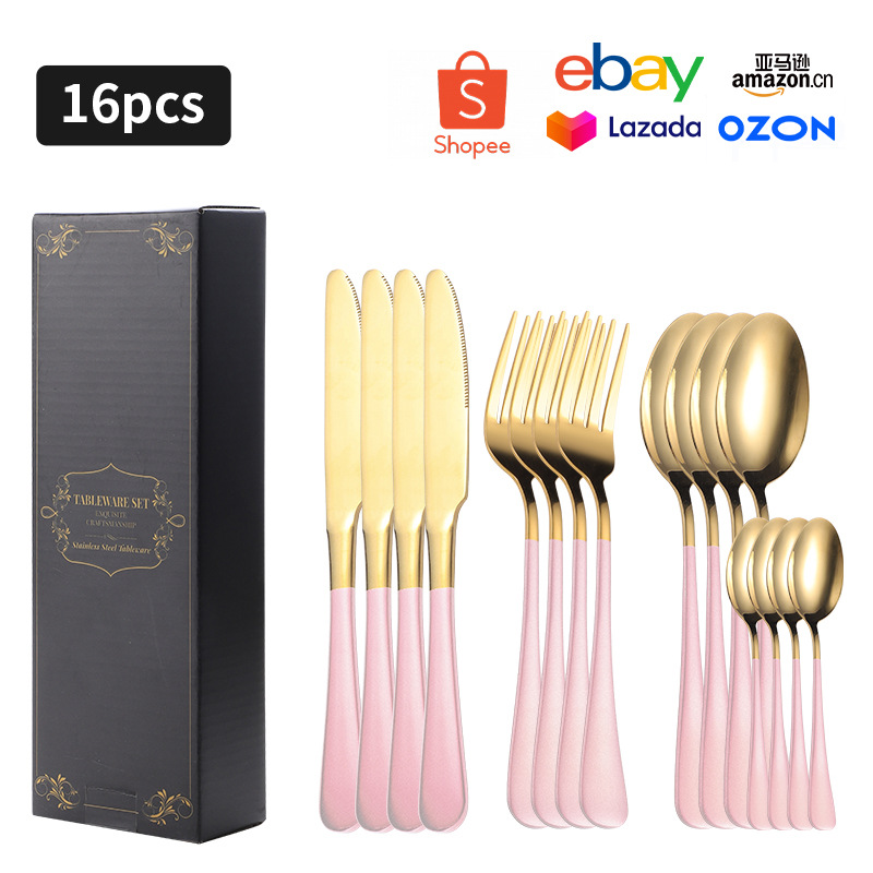 핑크 골드 A 박스 16PC