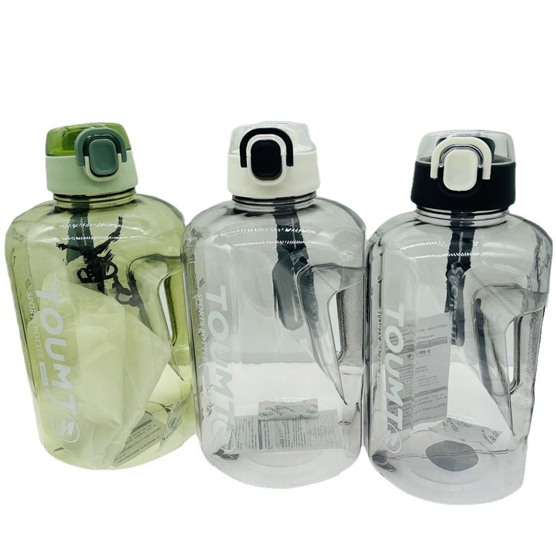 Duomedo tonelada barril PC cubo de plástico hervidor 2200ml grande bebida directa taza agua portátil fábrica