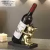 .Bubble Bear Wine Rack (gold).