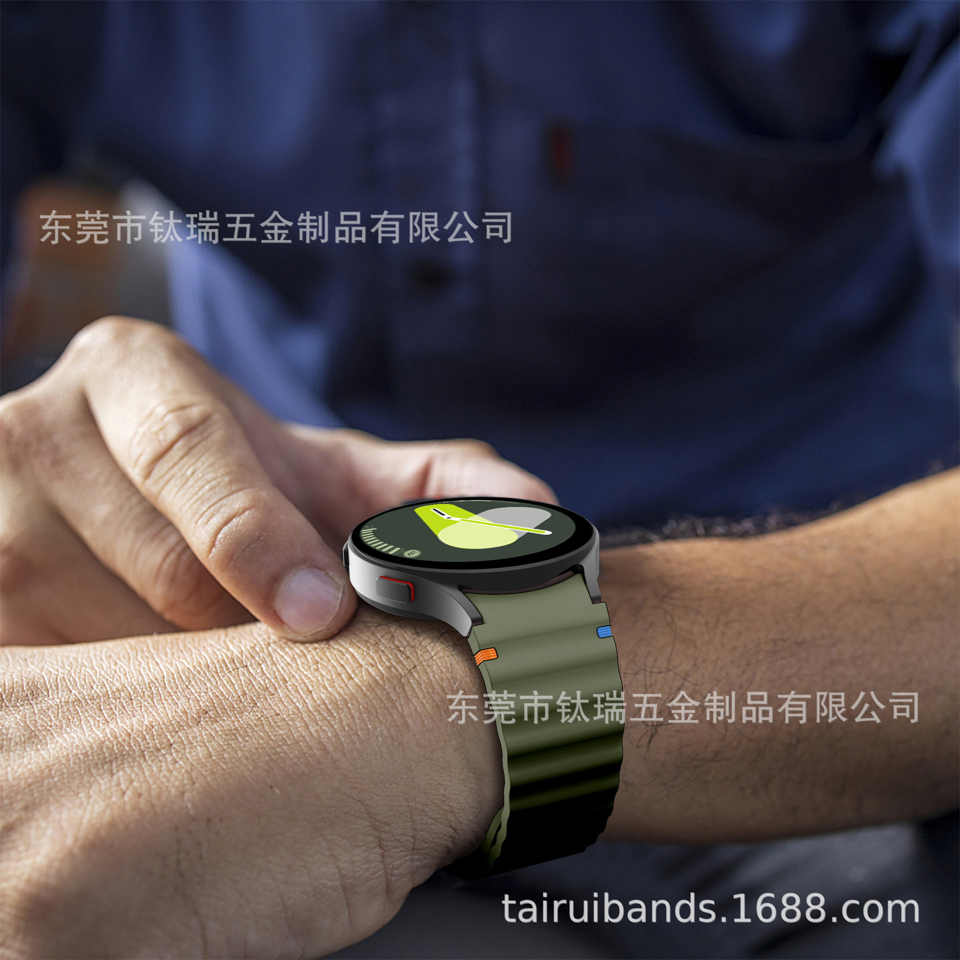 Applicable to the official Galaxy watchFE/6/5/4 with wavy seam silicone strap of Samsung Watch 7 undefined