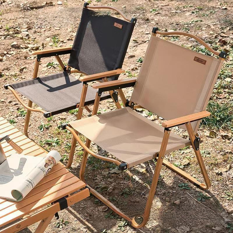 Kermit Chair Outdoor Folding Chair Camping Picnic Table Fishing Leisure Portable Chair Aluminum Alloy Stool