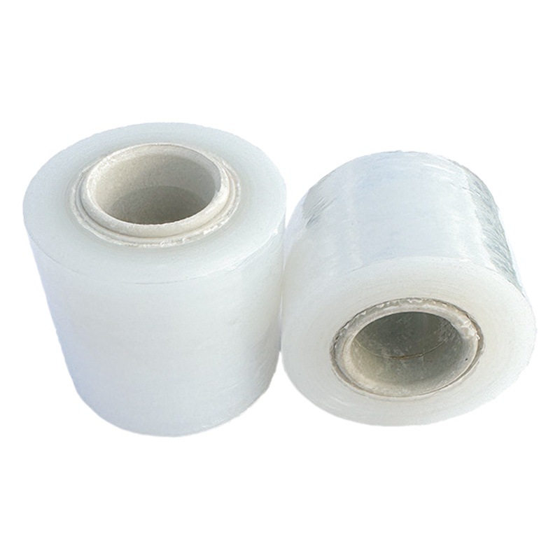 Película estirable de PE, película de embalaje, película a prueba de fugas para llevar de 8cm, película de sellado, película de plástico, caja de embalaje, película de sellado, película estirable