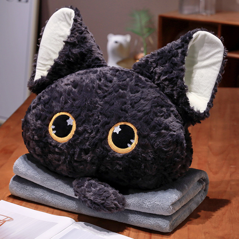 독일산 다크 그레이 고양이 쿠션 담요 38CM/0.7kg