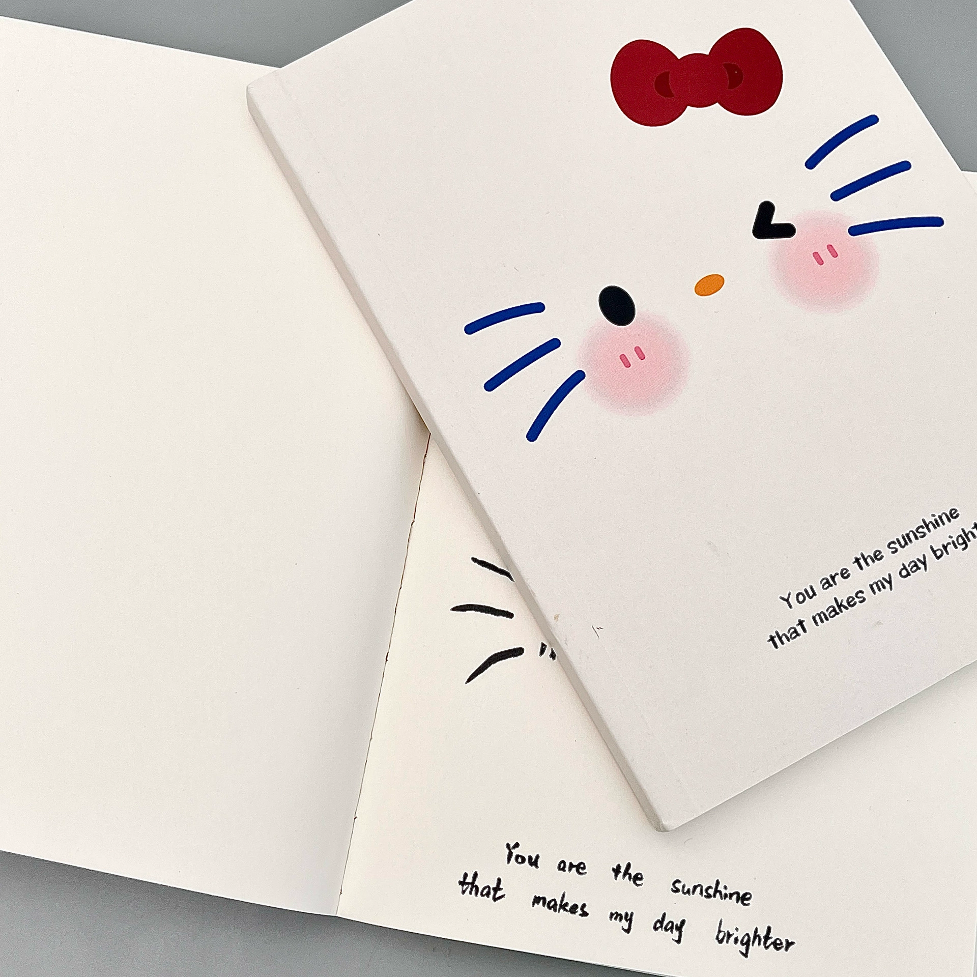 Оригинальная новая милая версия A5 blank notebook Cat с высоким стилем ins, толстая черновая тетрадь и ledger