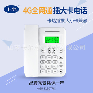 Kal Kt12 Fixed Telephone Hot-Swappable Large Card Telephone School Dormitory 4g Full Network Wireless Card Landline