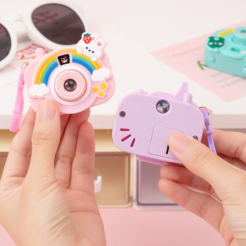 漫画発光投影カメラかわいいシミュレーションカメラバッグペンダントキーホルダー義烏の屋台の小さなおもちゃの供給|undefined