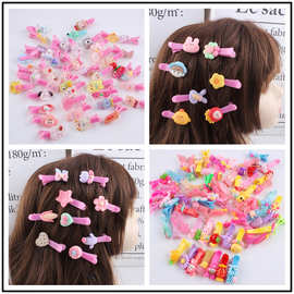 女童发饰可爱儿童卡通粉色夹子小女孩发夹头饰品跨境幼儿园发饰