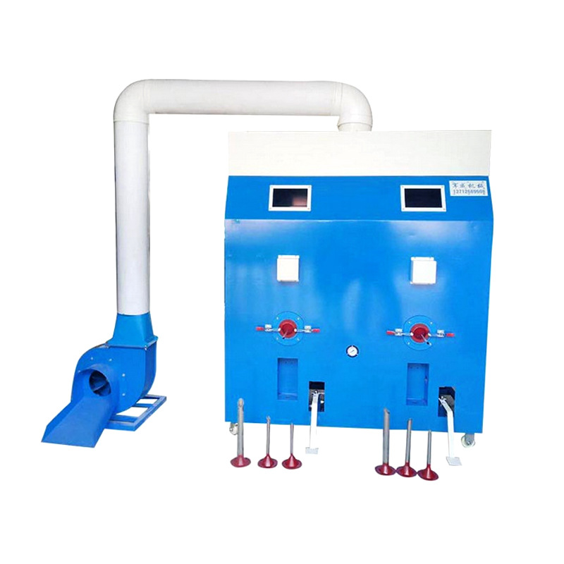 Máquina de llenado de algodón de peluche de juguete de peluche semiautomático almohada espalda cojín PP algodón apertura máquina automática de llenado de algodón fabricante de la máquina