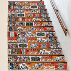 T174創意3D樓梯貼幾何歐式花紋圖案台階裝飾貼紙翻新遮瑕牆貼廠家