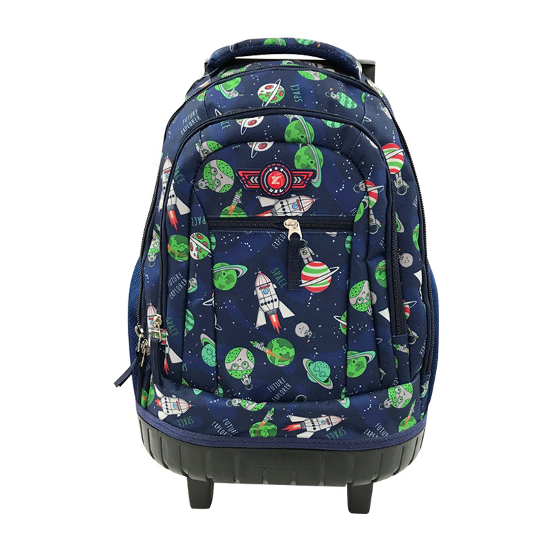 Mochila escolar con barra de tracción para estudiantes de primaria, fábrica de origen de comercio exterior, niños y niñas, reducción de la carga, mochila coreana, mochila impermeable al por mayor