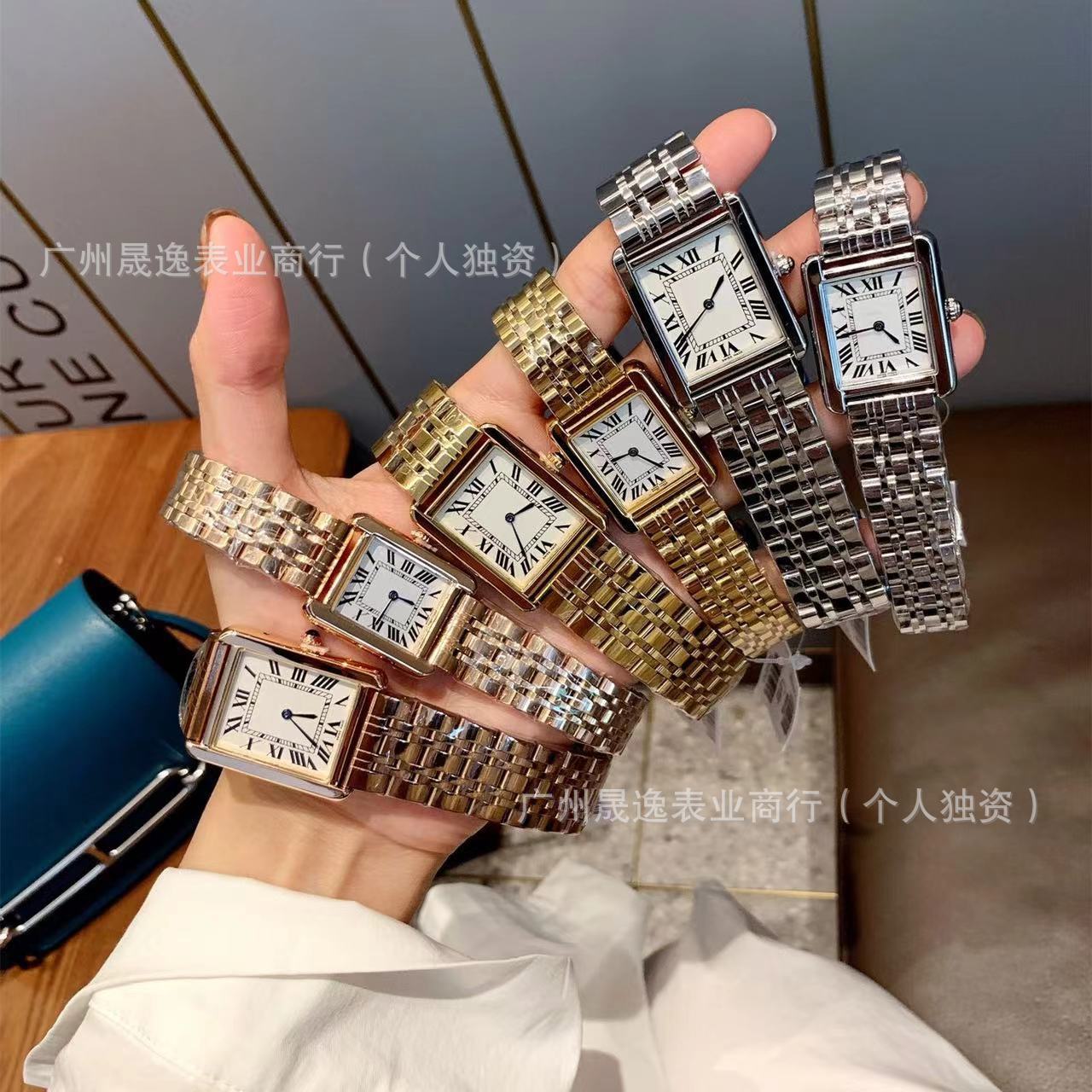 Fashionable square swiss watch