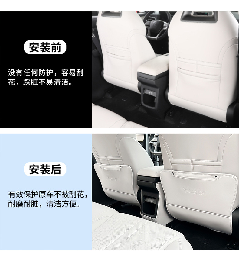 BYD Yuan up Special Seat Anti-kick Pad Protective Decoration Seat Back Child Rear Protective Pad Rear Seat Anti-scratch Pad