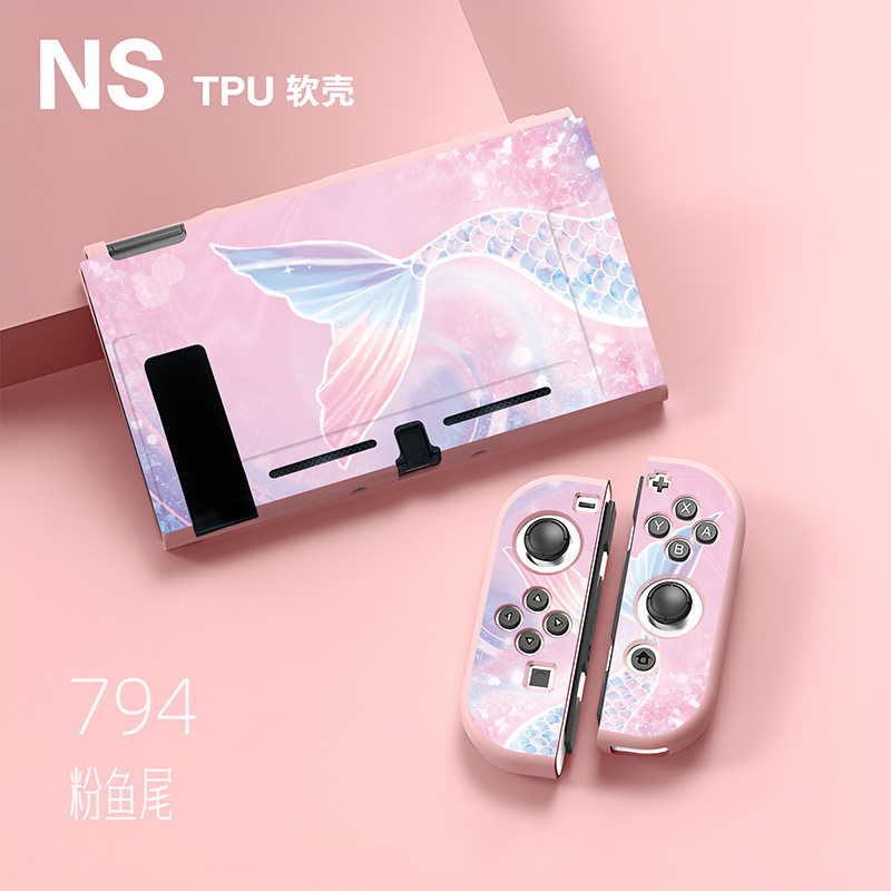 Nintendo switch protective case manufacturers TPU soft case SWITCH color case custom game console protective case