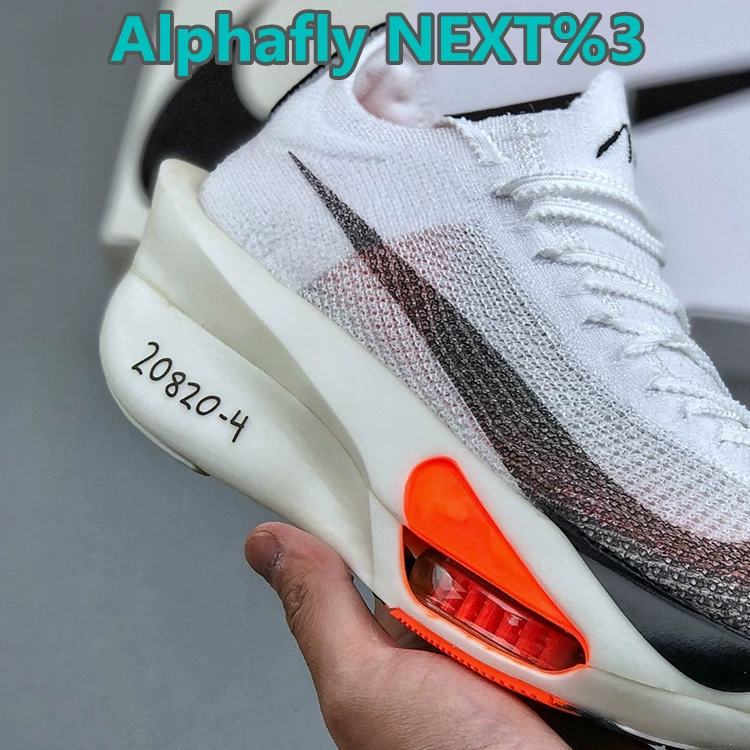 Pure Original Alphafly Next%3 Wear-Resistant Breathable Sports Shoes Air Cushion Shoes Low-Top Men's and Women's Running Shoes