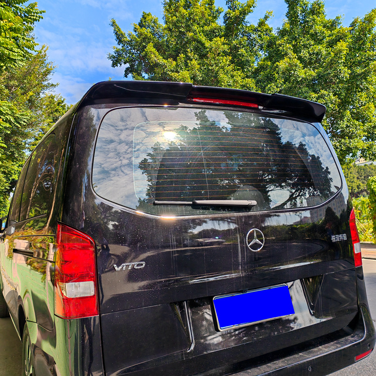 Suitable for 2016-2024 Mercedes-Benz Vito Rear Wing New V260/260L Modified and Upgraded Top Wing Fixed Wing
