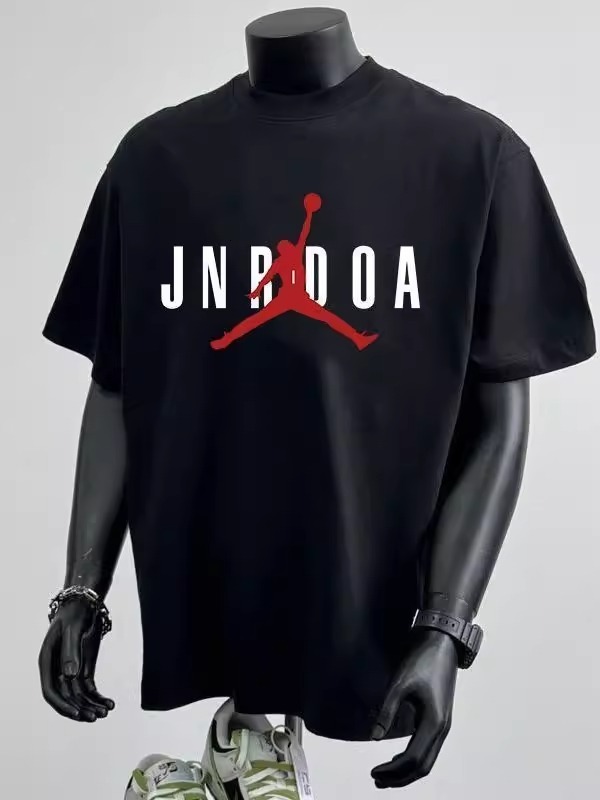 アメリカのニッチストリートファッションブランドフライングマン半袖Tシャツ男性と女性のための夏のルーズカジュアルヒップホップコットントップ|undefined