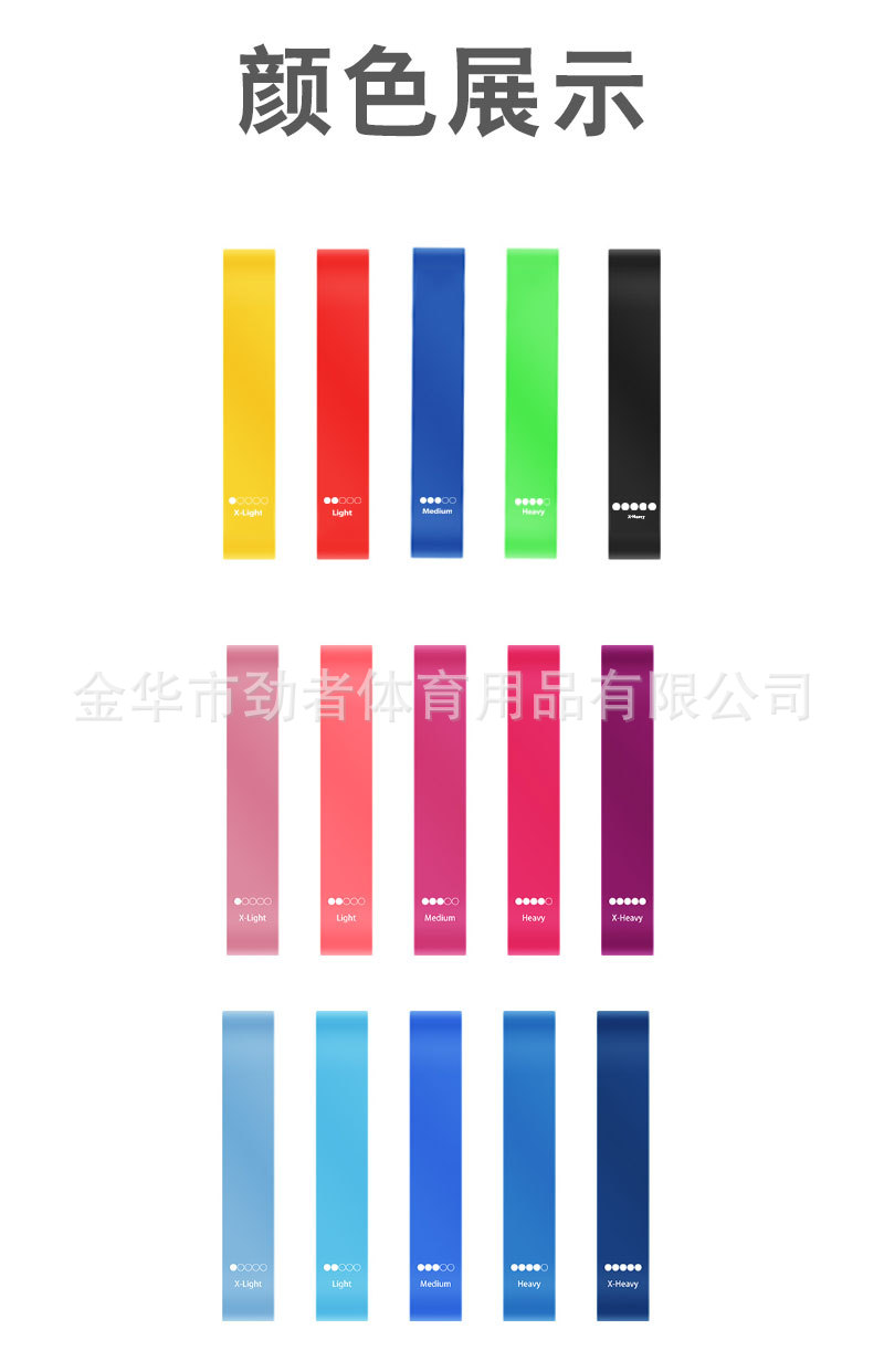 Elastic band yoga exercise TPE thickened resistance band pull ring sports strength training quick hip lift elastic ring