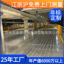 定制款仓库钢平台货架可拆卸组装式钢平台货架阁楼生产加工