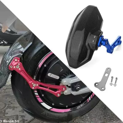 Electric vehicle fender: Straight to N70/80 E125 E200 - n7080e708090100-straight-up-blue-007