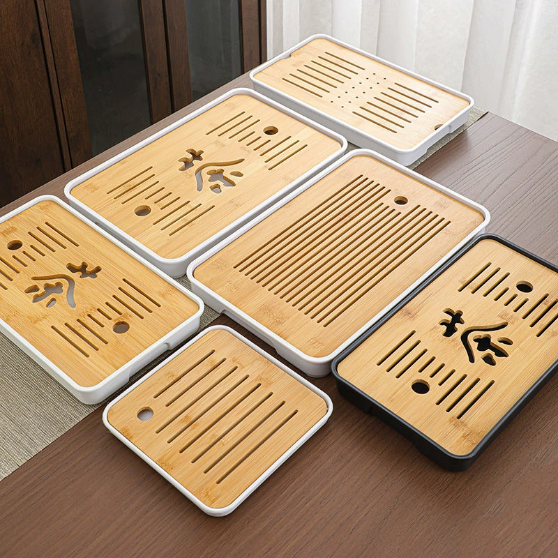 Rectangular embedded tea cup for home use