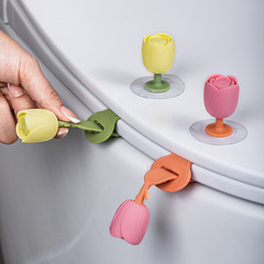 Silicone toilet seat lifter—keeps your hands clean! Smart, household-friendly toilet seat opener—easy-to-use gadget for effortless lifting.