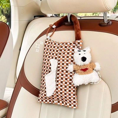 Car tissue box/set — Blue Rain Cute Car Tissue Box