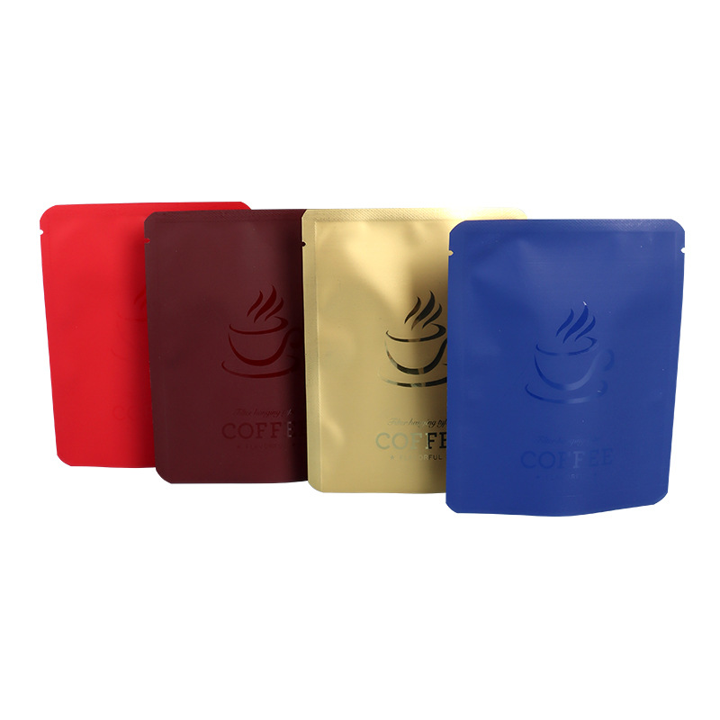 Bolsa de café con orejas colgantes, bolsa de papel de aluminio de papel kraft, bolsa de envasado de alimentos para granos de café, bolsa de envasado de café en polvo, bolsa de envasado pequeña