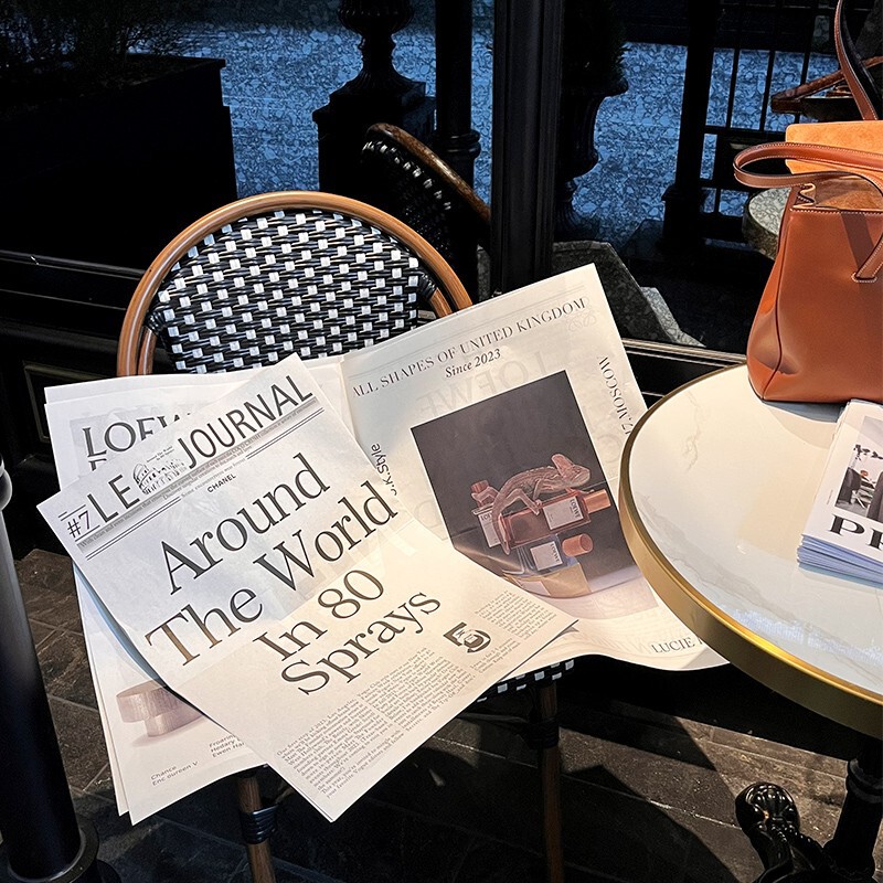 Ins large-size newspaper thickened pictorial street photo artifact blogger recommend high-value photo decoration props