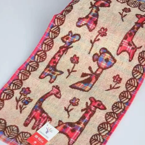 Хлопковое мультяшное детское прочное мягкое полотенце для малыша, оптом