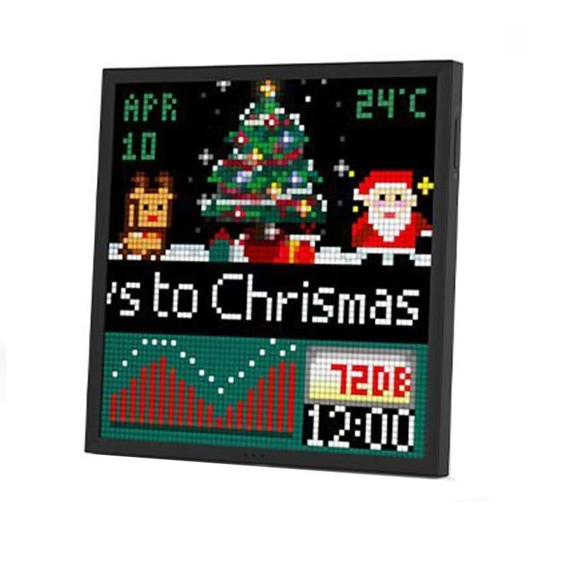 Divoom PIXOO-64*64 pixel screen electronic photo album display, customizable photo frame for home decoration Divoom PIXOO-64*64 pixel screen electronic photo album display, customizable photo frame for home decoration