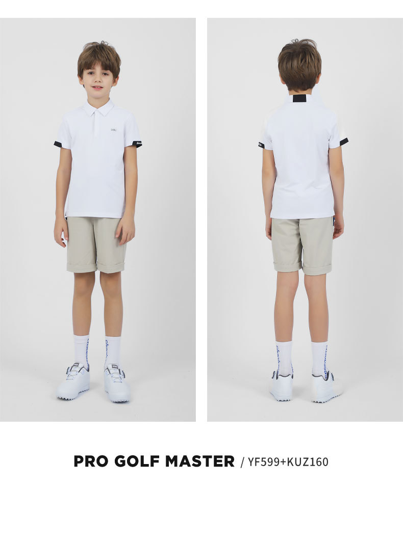 Quần thể thao nam Golf dáng cổ điển, thun lưng co giãn, thoáng mát mùa hè — KUZ160-Kaki, KUZ160-Màu đen, KUZ160-màu trắng chi tiết 11