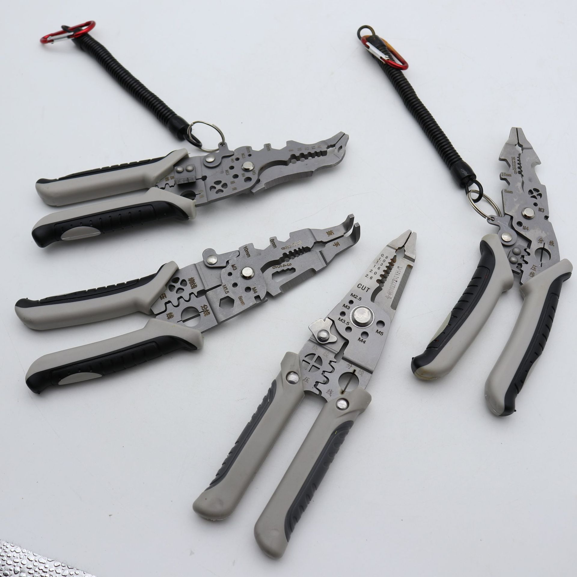 多功能电工专用剥线钳分线剥扒皮压线万能绕线剪线工业耐用剥线钳