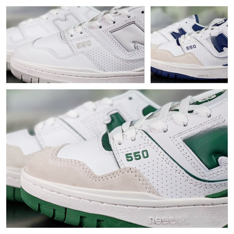 Putian Shoes Pure Original Top-Layer Leather Nb550 Men's Shoes Nb Men's Sports Shoes Running Shoes Sneakers Basketball Shoes Running