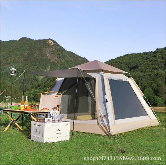 Daimai 휴게실 자동 텐트 DM-1013M /1015L 대형 야외 캠핑 텐트 이벤트 선물