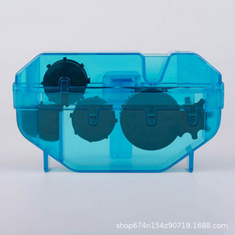 Lavadora de cadenas de bicicletas limpiador de cadenas de bicicleta de montaña mantenimiento de cadenas de carretera limpieza con cepillo herramienta de reparación de vehículos