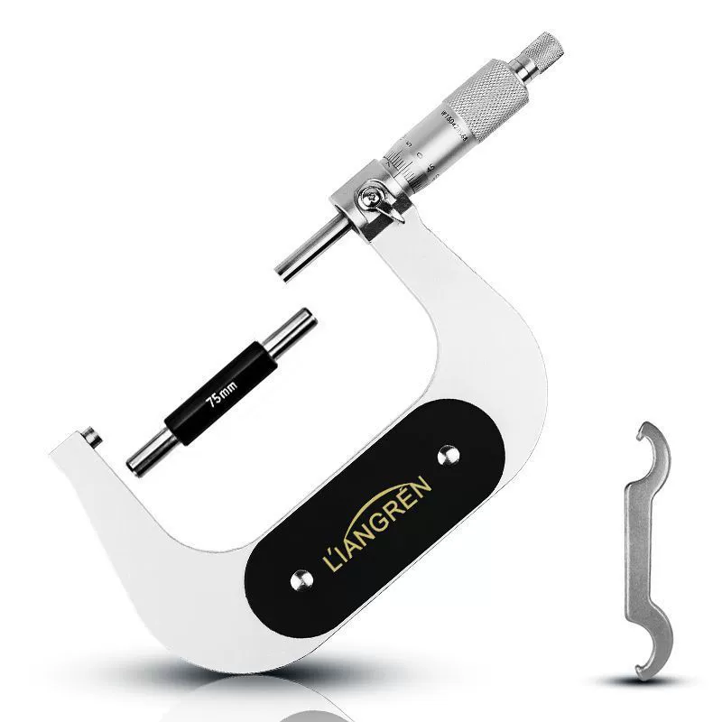 0-25mm50-75mm spiral micrometer mechanical micrometer upper measuring blade high-precision outer diameter micrometer caliper