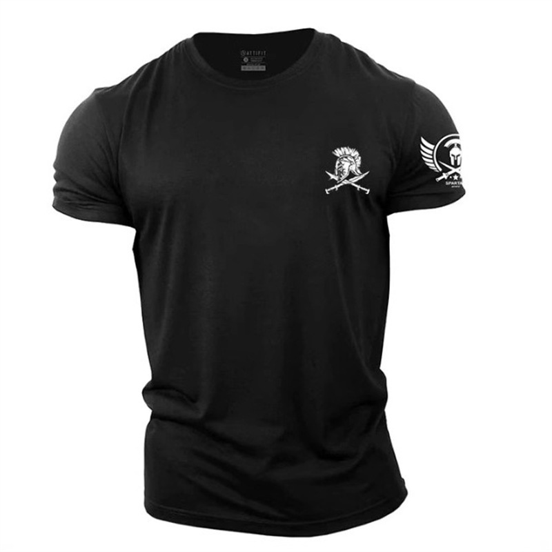 2025 Cross-Border Ebay Popular Men's Punisher Logo Short-Sleeved T-Shirt Outdoor Sports