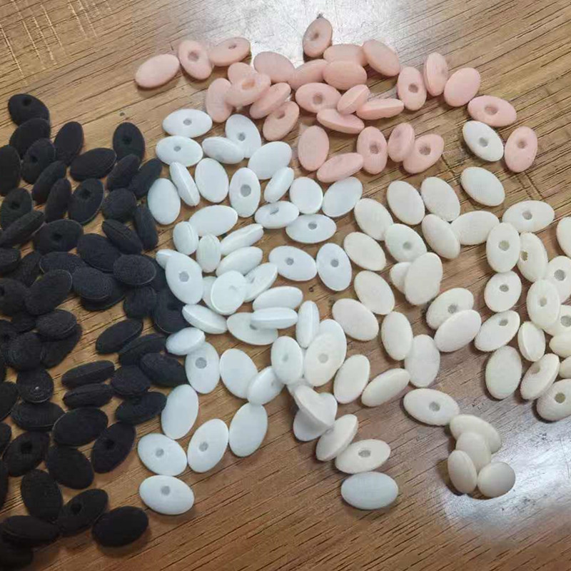 In-Stock Eyeglass Nose Pads in Black, White, and Nude Colors; Sponge Eyeglass Nose Pads; Non-Slip, Non-Marking Nose Pads; Dust-Proof