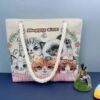 Double-sided ethnic travel bag, capacious shopping bag, one-shoulder bag, ethnic style, with embroidery