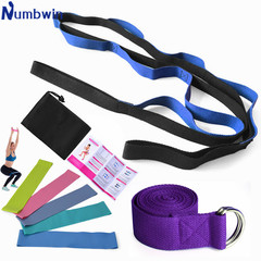 Yoga Resistance Band 9-Piece Set Latex Elastic Ring Aerial Yoga Chrysanthemum Rope Male and Female Strength Stretching Band
