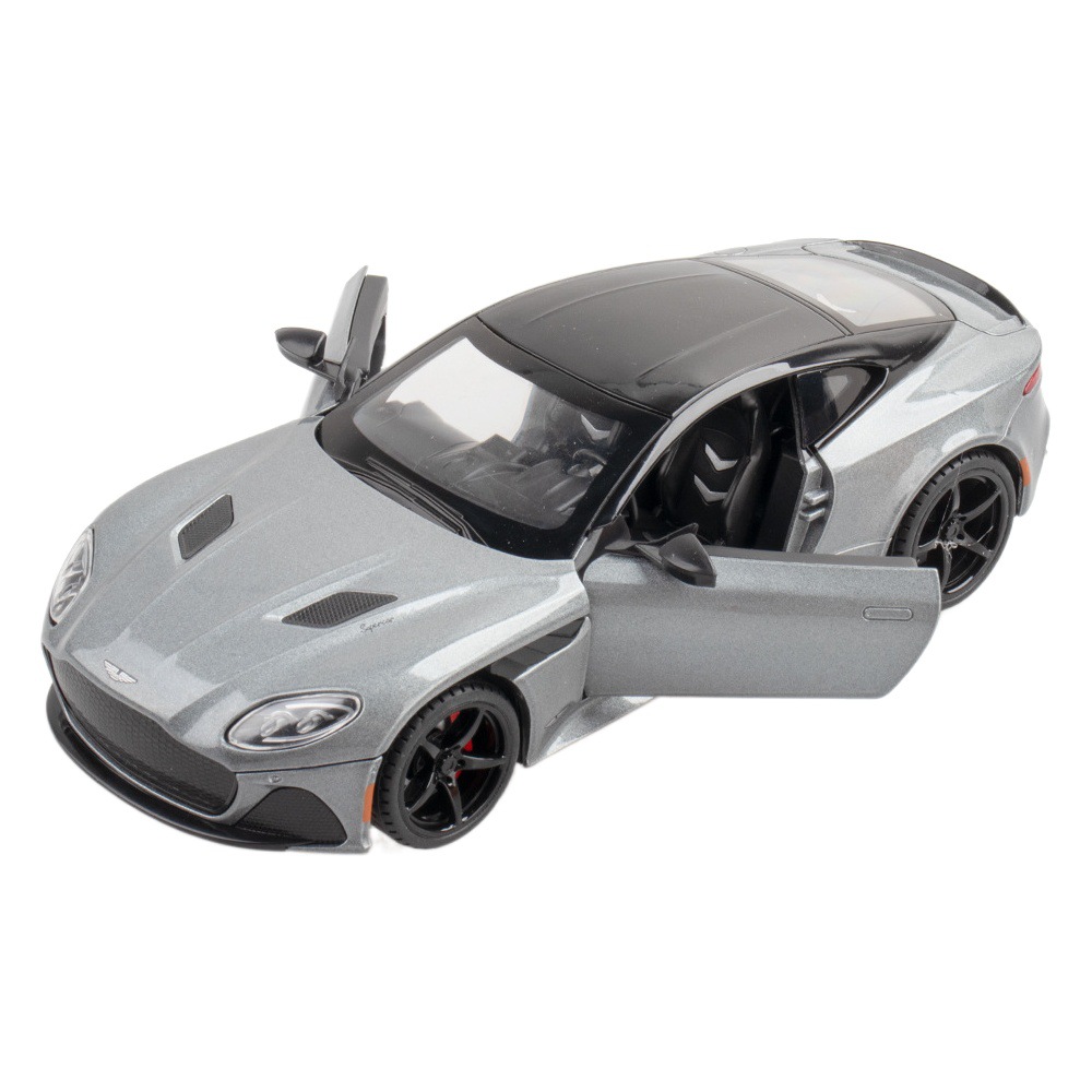 Jiaye modelo de coche de aleación 1 a 22 Martin DBS coche deportivo con sonido y luz Tire hacia atrás juguete coche música modelo decoración colección