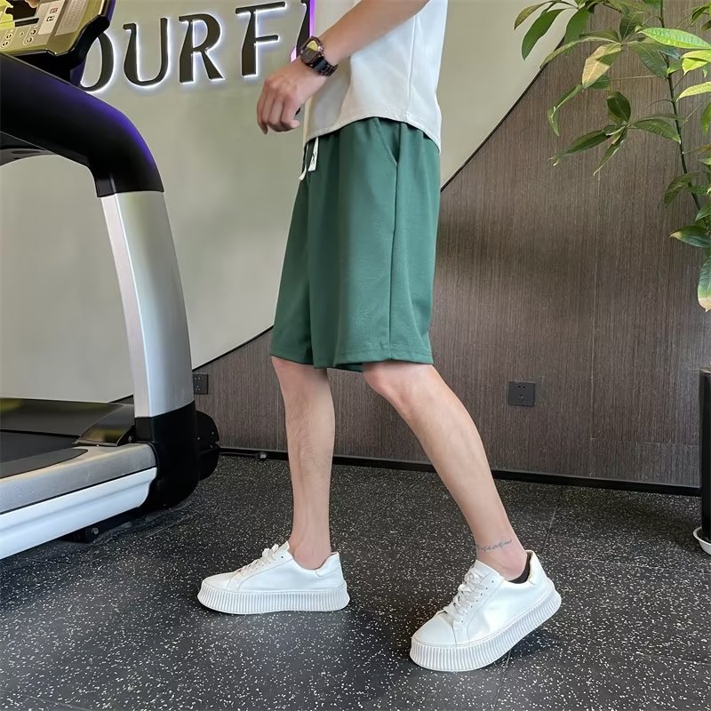 Short décontracté d'été pour hommes, style fin, porte de gros sous-vêtements, culotte courte ample de marque à la mode, Tiktok imprimable_voghion.com