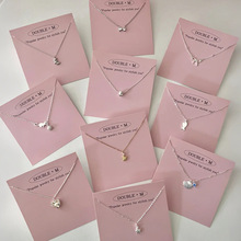 s925纯银珍珠蝴蝶项链女不掉色小众简约气质高级感百搭锁骨链配饰