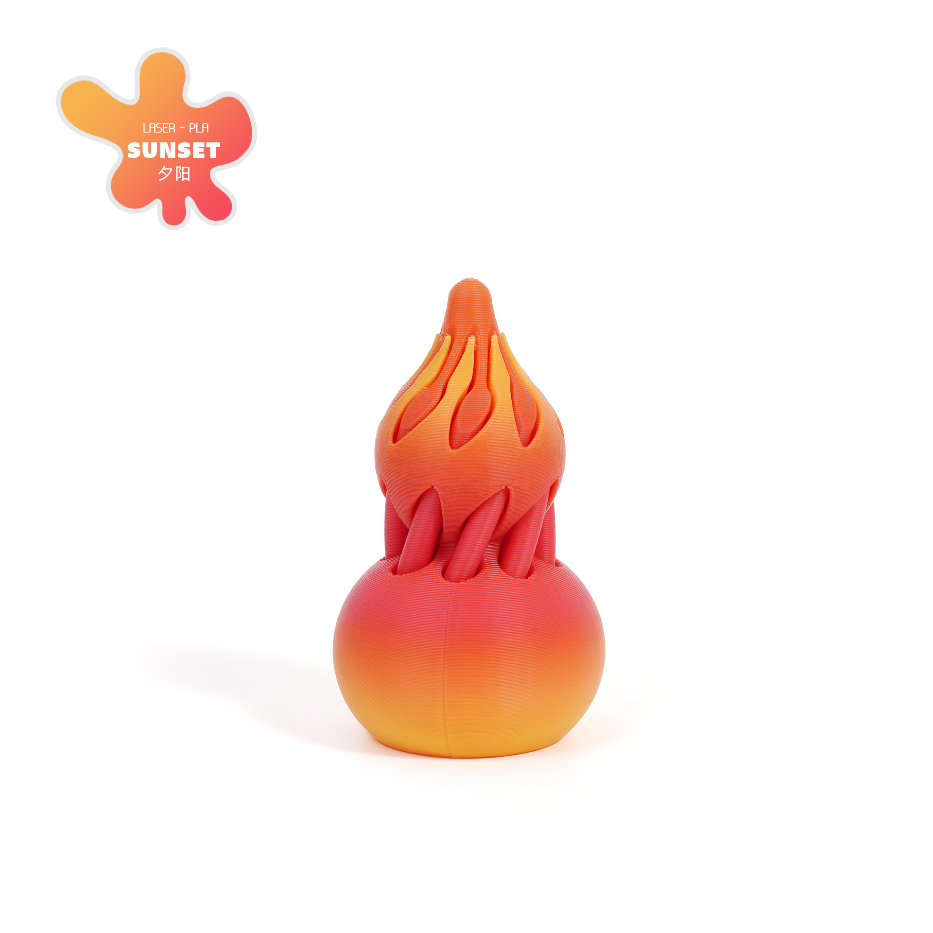 Impresión transfronteriza 3D calabaza descompresora espiral espiral descompresora artefacto regalo ornamentos de punta de dedo de dos colores vórtice juego