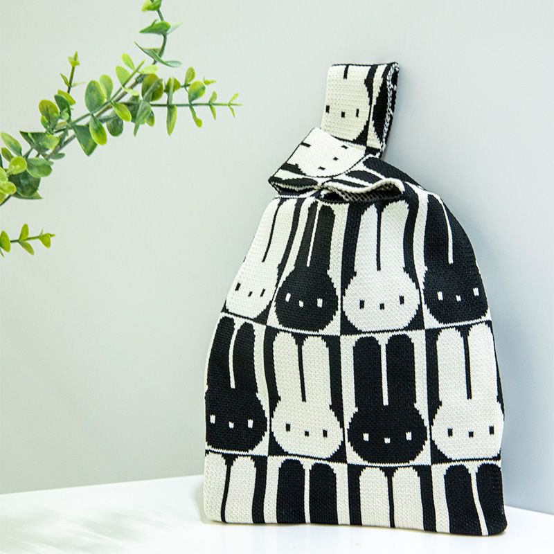 新款户外百搭针织托特包网红手办包包手机收纳包包ins女士手提包